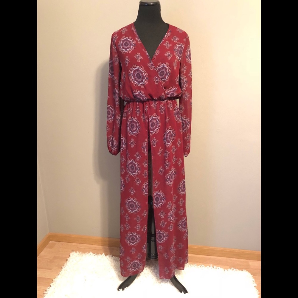 Printed Maxi Romper